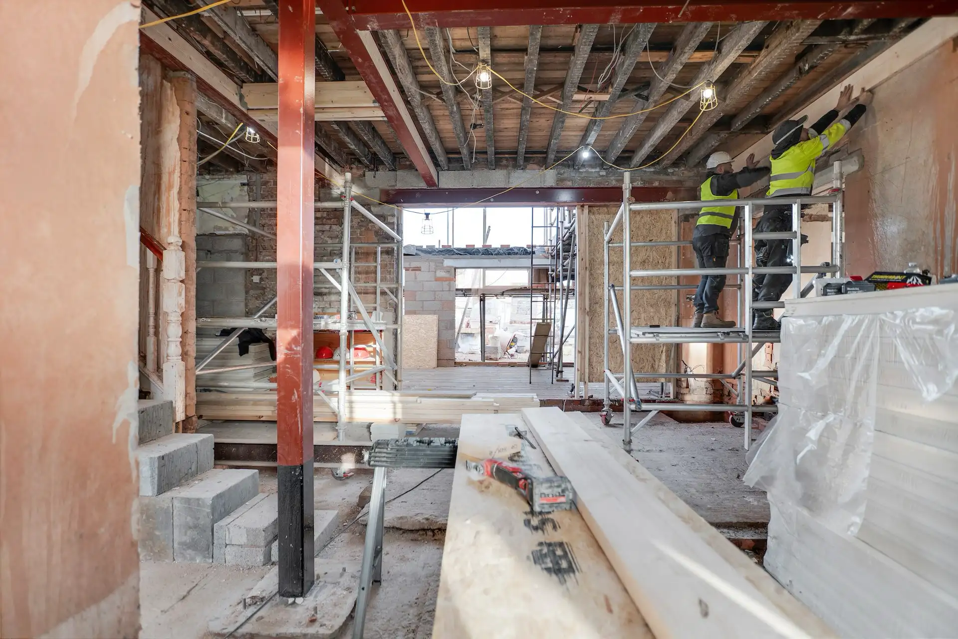 Early stage - Oaklea Farm Preston home extension builders